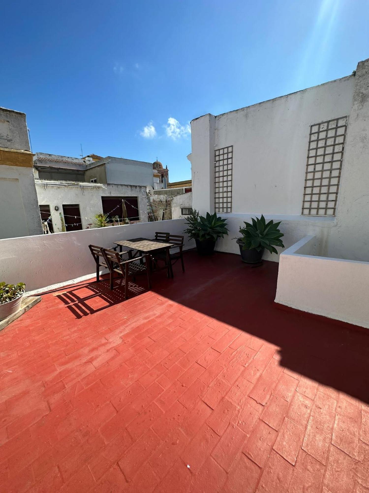 Apartment In Old Town With Roof Terrace And Fibre, Tarifa Exteriör bild