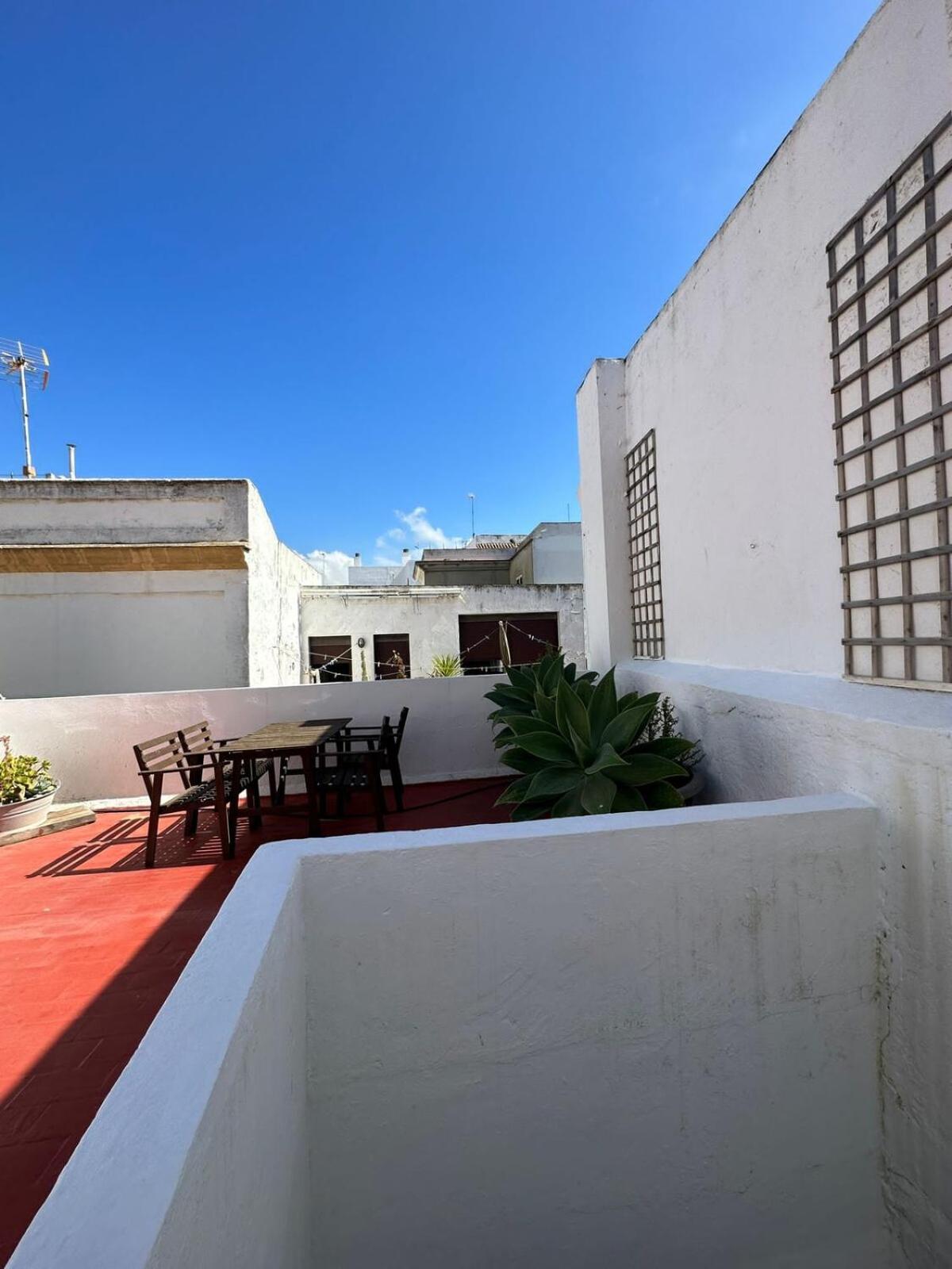 Apartment In Old Town With Roof Terrace And Fibre, Tarifa Exteriör bild